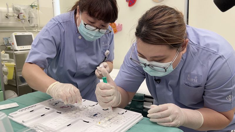 Patch Test by Paed Dermatology Team  Nurses