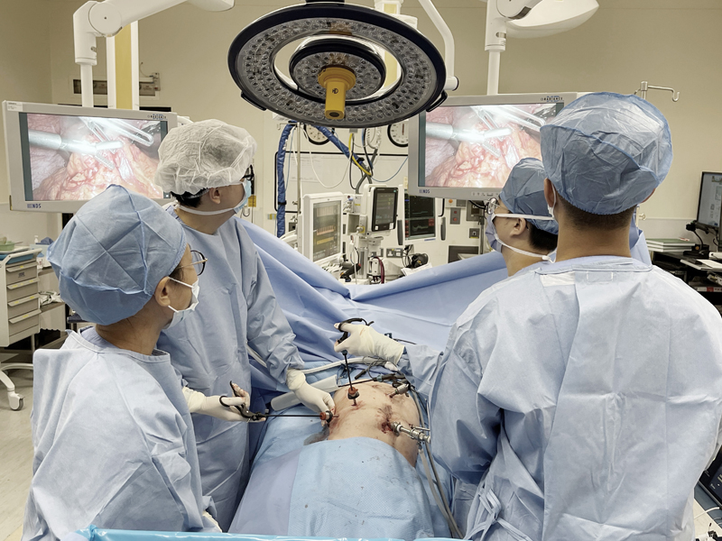 Laparoscopic operation (HBP)
