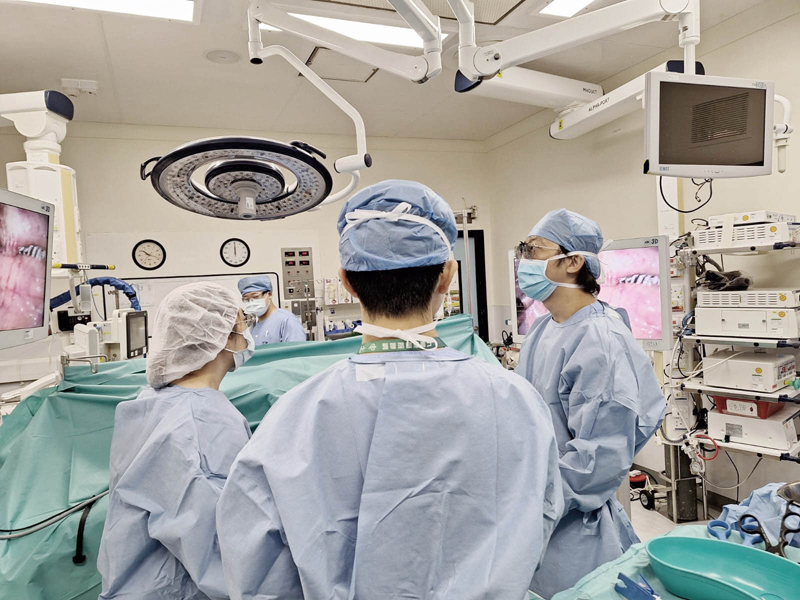 Inside OT for laparoscopic surgery UGI