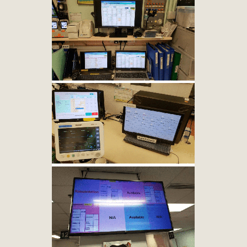 Auto-charting system with Dashboard & tablet control in A&E